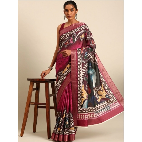 Generic Women's Cotton Printed Saree With Unstitched Blouse 5.5Mtr (Multicolor) Generic Women's Cotton Printed Saree With Unstitched Blouse 5.5Mtr (Multicolor)