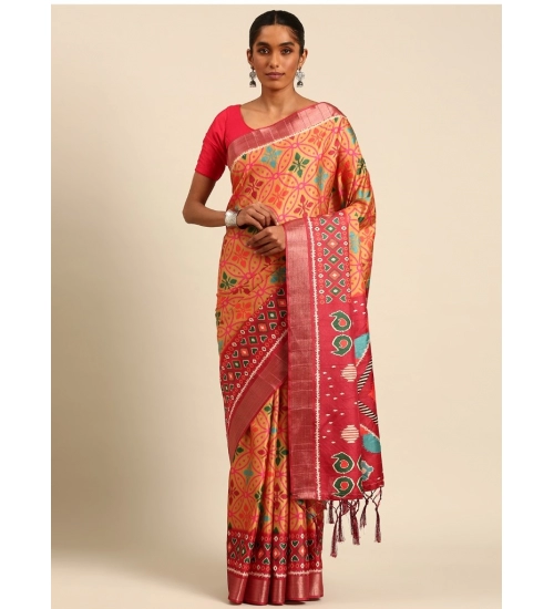 Generic Women's Cotton Printed Saree With Unstitched Blouse 5.5Mtr (Multicolor) Generic Women's Cotton Printed Saree With Unstitched Blouse 5.5Mtr (Multicolor)