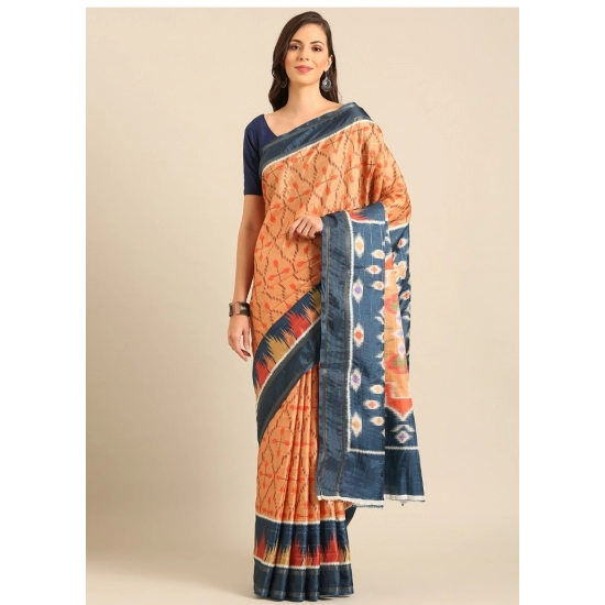 Generic Women's Cotton Printed Saree With Unstitched Blouse 5.5Mtr (Mustard) Generic Women's Cotton Printed Saree With Unstitched Blouse 5.5Mtr (Mustard)