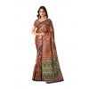 Generic Women's Polyester Printed Saree With Unstitched Blouse 5.5Mtr (Multicolor)