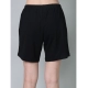 Generic Women's Cotton Solid Above Knee Shorts (Black)