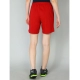 Generic Women's Cotton Solid Above Knee Shorts (Red) Generic Women's Cotton Solid Above Knee Shorts (Red)
