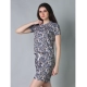 Generic Women's Cotton Blended Printed Round Neck Half Sleeve Top - Shorts Set (Multicolor)