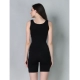 Generic Women's Cotton Blended Solid Stretchable Camisole (Black) Generic Women's Cotton Blended Solid Stretchable Camisole (Black)