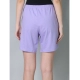 Generic Women's Cotton Solid Above Knee Shorts (Lavender)