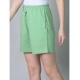 Generic Women's Cotton Solid Above Knee Shorts (Pista-Green) Generic Women's Cotton Solid Above Knee Shorts (Pista-Green)