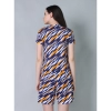 Generic Women's Cotton Blended Printed Round Neck Half Sleeve Top - Shorts Set (Yellow)