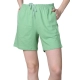 Generic Women's Cotton Solid Above Knee Shorts (Pista-Green) Generic Women's Cotton Solid Above Knee Shorts (Pista-Green)