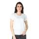 Generic Women's Cotton Blended Solid Sweetheart Half Sleeve T-Shirt (Off_White) Generic Women's Cotton Blended Solid Sweetheart Half Sleeve T-Shirt (Off_White)