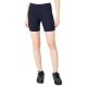 Generic Women's Cotton Blended Solid Above Knee Sports Shorts (Navy) Generic Women's Cotton Blended Solid Above Knee Sports Shorts (Navy)