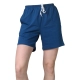 Generic Women's Cotton Solid Above Knee Shorts (Blue) Generic Women's Cotton Solid Above Knee Shorts (Blue)