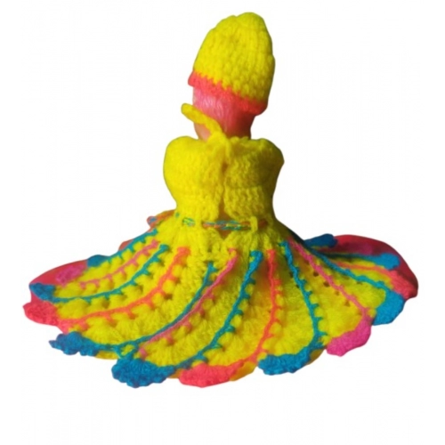 Laddu Gopal Tharad Dress Size: 0 To 6 (Multicolor)