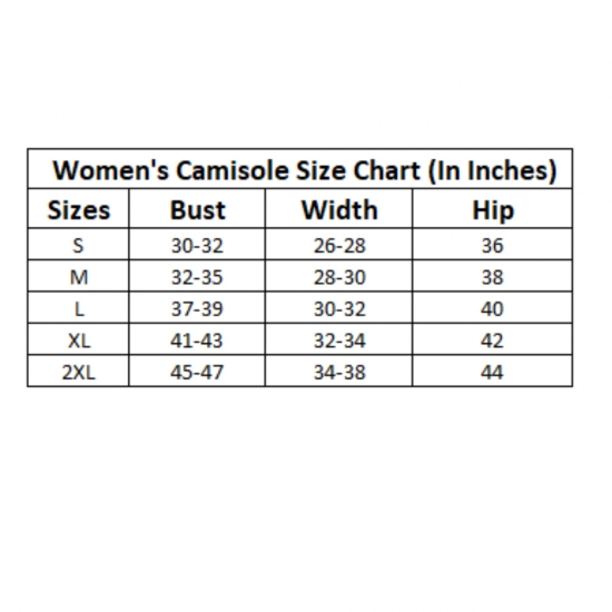 Generic Women's Cotton Blended Solid Stretchable Camisole (Blue)