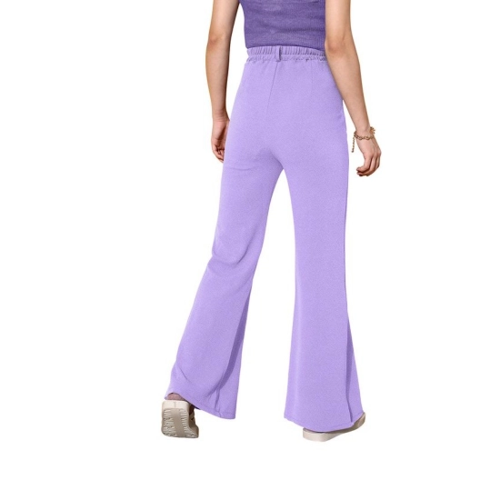 Generic Women's Polyester Cow Pattern Pant (Pruple)
