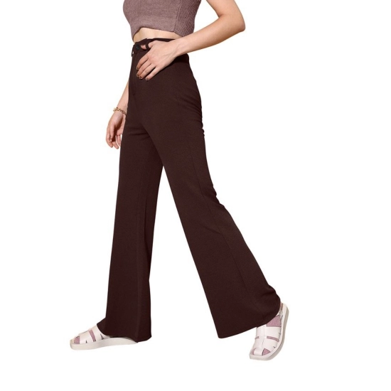 Generic Women's Polyester Cow Pattern Pant (Coffee) Generic Women's Polyester Cow Pattern Pant (Coffee)