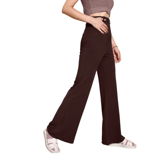 Generic Women's Polyester Cow Pattern Pant (Coffee) Generic Women's Polyester Cow Pattern Pant (Coffee)