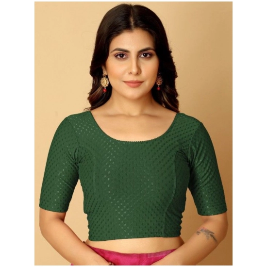 Generic Pack Of_2 Women's Hosiery Short Sleeves Round Neck Non-Padded Blouse (Green)