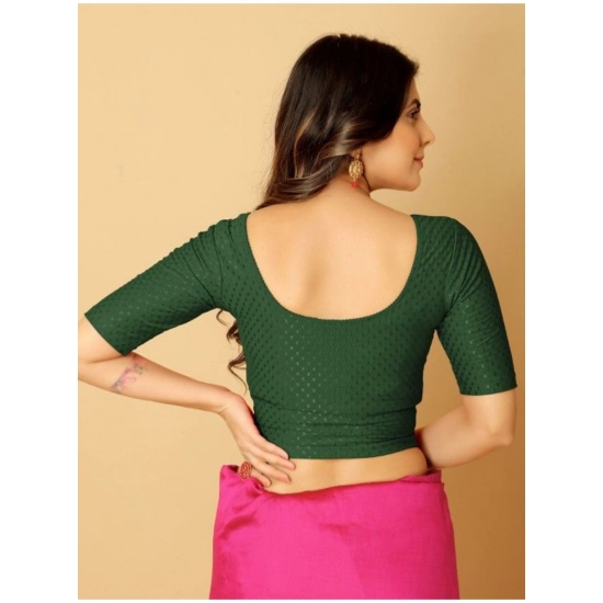 Generic Pack Of_2 Women's Hosiery Short Sleeves Round Neck Non-Padded Blouse (Green)