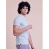 Generic Men's Casual Cotton Solid Half Sleeve Round Neck T-Shirt (Grey) Generic Men's Casual Cotton Solid Half Sleeve Round Neck T-Shirt (Grey)