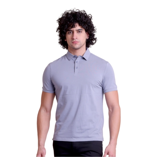 Generic Men's Casual Cotton Solid Half Sleeve Polo Neck T-Shirt (Teegrey) Generic Men's Casual Cotton Solid Half Sleeve Polo Neck T-Shirt (Teegrey)