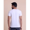 Generic Men's Casual Cotton Solid Half Sleeve V Neck T-Shirt (White)