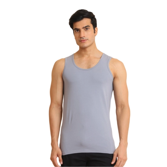 Generic Men's Casual Cotton Solid Round Neck Sleeveless Vest (Teegrey) Generic Men's Casual Cotton Solid Round Neck Sleeveless Vest (Teegrey)