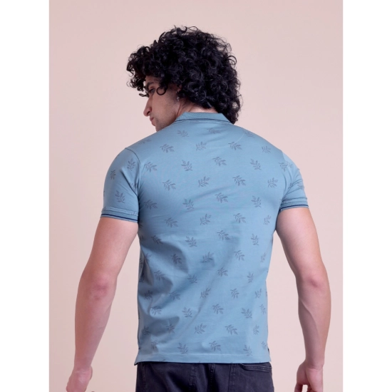 Generic Men's Casual Cotton Printed Half Sleeve Round Neck T-Shirt (Green) Generic Men's Casual Cotton Printed Half Sleeve Round Neck T-Shirt (Green)