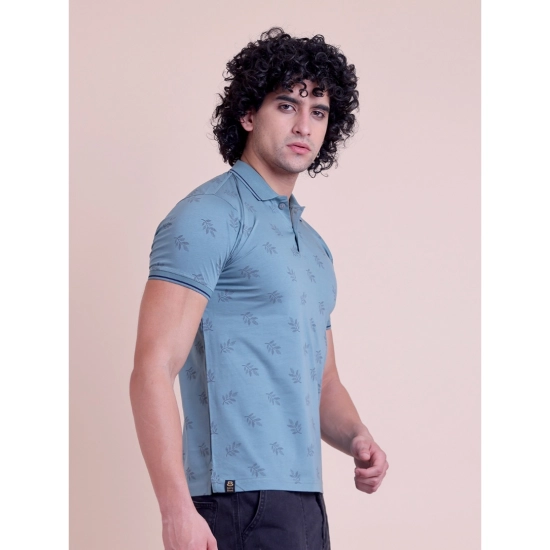 Generic Men's Casual Cotton Printed Half Sleeve Round Neck T-Shirt (Green) Generic Men's Casual Cotton Printed Half Sleeve Round Neck T-Shirt (Green)