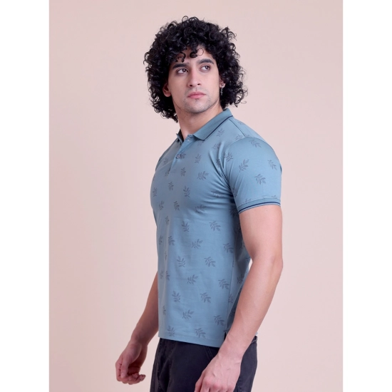 Generic Men's Casual Cotton Printed Half Sleeve Round Neck T-Shirt (Green) Generic Men's Casual Cotton Printed Half Sleeve Round Neck T-Shirt (Green)