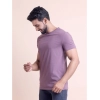 Generic Men's Casual Cotton Solid Half Sleeve Round Neck T-Shirt (Berry) Generic Men's Casual Cotton Solid Half Sleeve Round Neck T-Shirt (Berry)