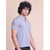 Generic Men's Casual Cotton Solid Half Sleeve Mandarin Collar T-Shirt (Teegrey) Generic Men's Casual Cotton Solid Half Sleeve Mandarin Collar T-Shirt (Teegrey)