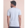 Generic Men's Casual Cotton Solid Half Sleeve V Neck T-Shirt (Grey)