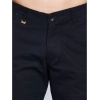 Generic Men's Casual Cotton Solid Knee Length Cargo Shorts (Black)
