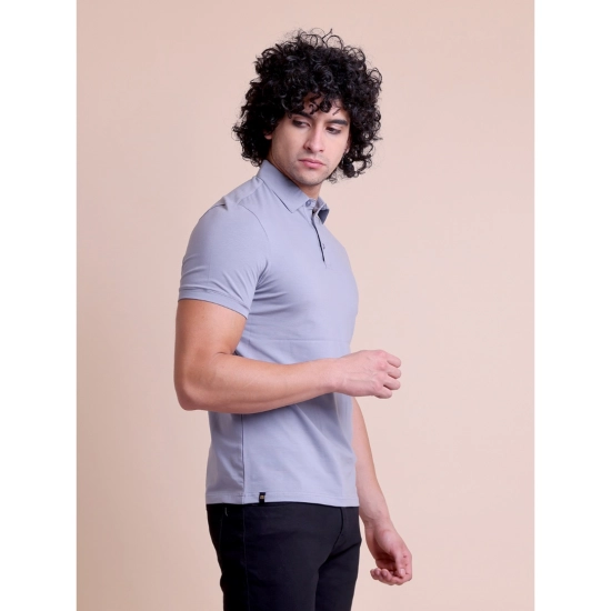 Generic Men's Casual Cotton Solid Half Sleeve Polo Neck T-Shirt (Teegrey) Generic Men's Casual Cotton Solid Half Sleeve Polo Neck T-Shirt (Teegrey)