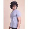 Generic Men's Casual Cotton Solid Half Sleeve Mandarin Collar T-Shirt (Teegrey) Generic Men's Casual Cotton Solid Half Sleeve Mandarin Collar T-Shirt (Teegrey)