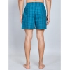 Generic Men's Casual Cotton Checkred Above Knee Boxer Shorts (Green)