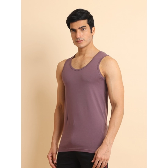 Generic Men's Casual Cotton Solid Round Neck Sleeveless Vest (Berry) Generic Men's Casual Cotton Solid Round Neck Sleeveless Vest (Berry)