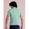 Generic Men's Casual Cotton Printed Half Sleeve Round Neck T-Shirt (Pista)