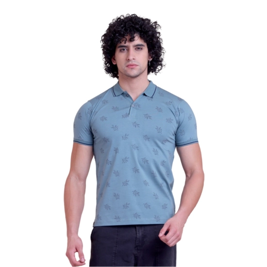 Generic Men's Casual Cotton Printed Half Sleeve Round Neck T-Shirt (Green) Generic Men's Casual Cotton Printed Half Sleeve Round Neck T-Shirt (Green)