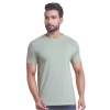 Generic Men's Casual Cotton Solid Half Sleeve Round Neck T-Shirt (Newsage)