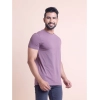 Generic Men's Casual Cotton Solid Half Sleeve Round Neck T-Shirt (Berry) Generic Men's Casual Cotton Solid Half Sleeve Round Neck T-Shirt (Berry)