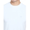 Generic Men's Casual Nylon Solid Half Sleeve Round Neck T-Shirt (White)