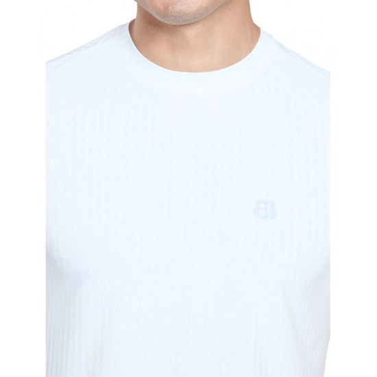 Generic Men's Casual Nylon Solid Half Sleeve Round Neck T-Shirt (White) Generic Men's Casual Nylon Solid Half Sleeve Round Neck T-Shirt (White)