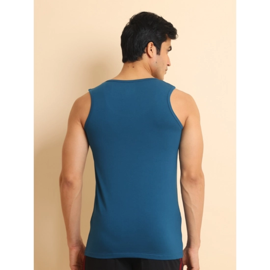 Generic Men's Casual Cotton Solid Round Neck Sleeveless Vest (Blue) Generic Men's Casual Cotton Solid Round Neck Sleeveless Vest (Blue)