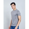 Generic Men's Casual Nylon Solid Half Sleeve Round Neck T-Shirt (Black) Generic Men's Casual Nylon Solid Half Sleeve Round Neck T-Shirt (Black)