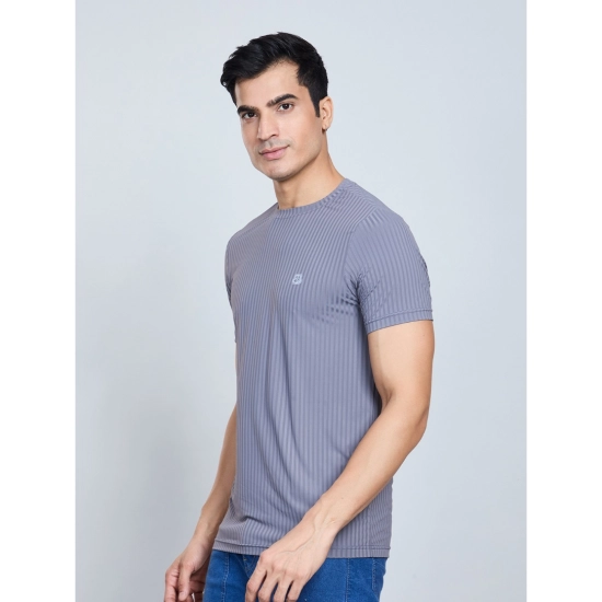 Generic Men's Casual Nylon Solid Half Sleeve Round Neck T-Shirt (Grey) Generic Men's Casual Nylon Solid Half Sleeve Round Neck T-Shirt (Grey)