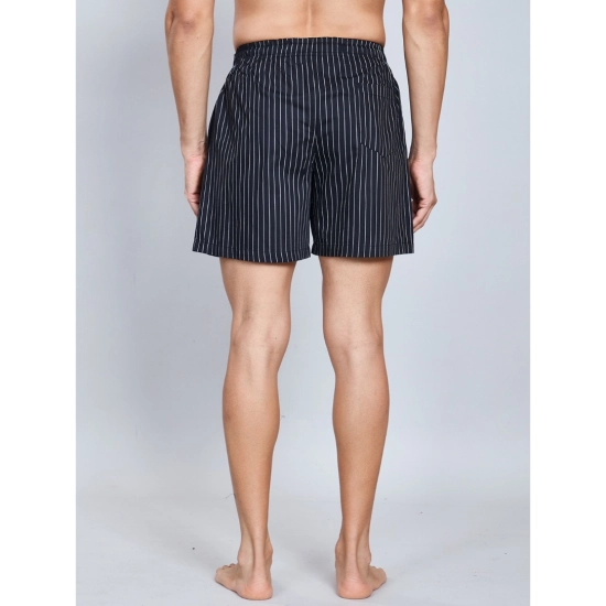 Generic Men's Casual Cotton Checkred Above Knee Boxer Shorts (Black) Generic Men's Casual Cotton Checkred Above Knee Boxer Shorts (Black)