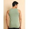 Generic Men's Casual Cotton Solid Round Neck Sleeveless Vest (Newsage)