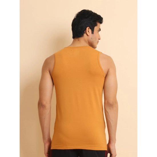 Generic Men's Casual Cotton Solid Round Neck Sleeveless Vest (Brown) Generic Men's Casual Cotton Solid Round Neck Sleeveless Vest (Brown)