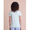 Generic Women's Casual Cotton Printed Half Sleeve Round Neck T-Shirt (Mint)
